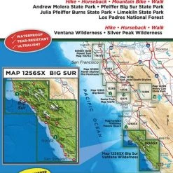 Green Trails Map 125SX - Big Sur - Ventana Wilderness