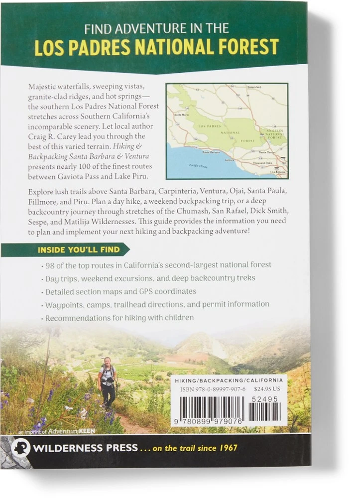 Wilderness Press Hiking & Backpacking Santa Barbara & Ventura - 2nd Edition 4 Wilderness Press Hiking & Backpacking Santa Barbara & Ventura - 2nd Edition - Image 2