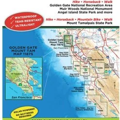 Green Trails Map 1187S - Golden Gate, Mount Tam